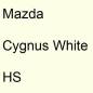 Preview: Mazda, Cygnus White, HS.